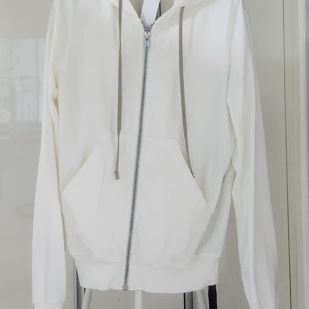 릭오웬스 DRKSHDW 밀크 제이슨 후드 짚업 RIG