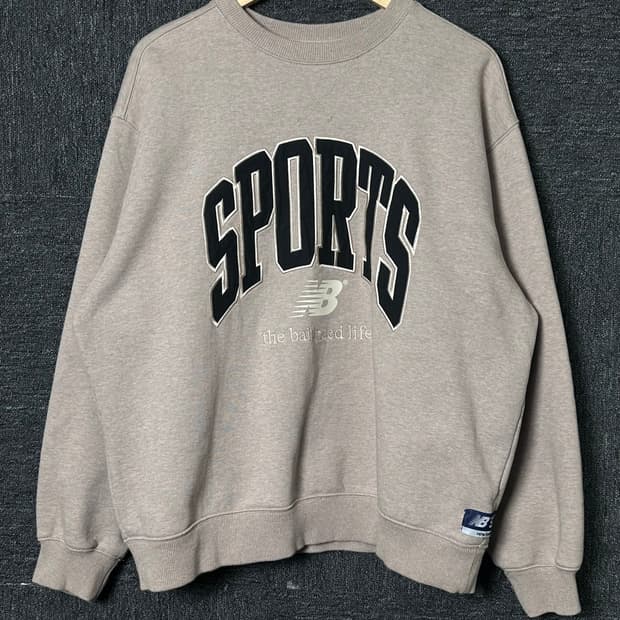 뉴발란스 SPORTS 기모 맨투맨 M