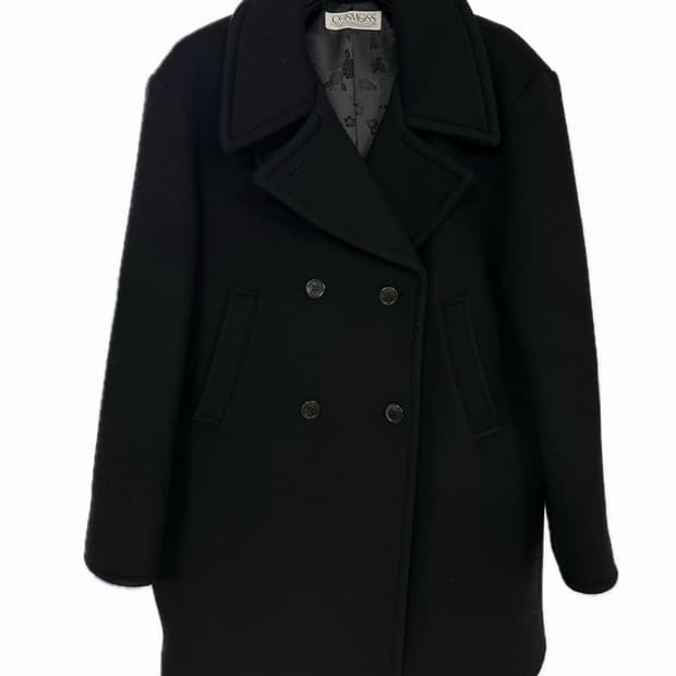 코스모스 하이넥 피코트