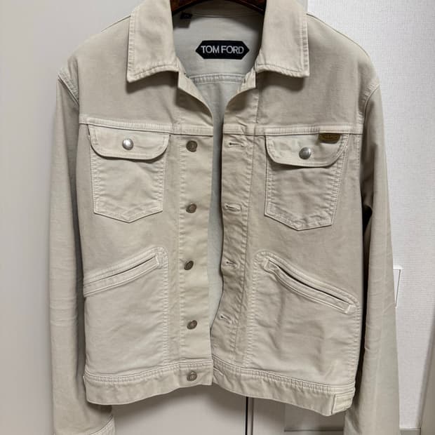 톰포드 몰스킨 트러커자켓 M사이즈