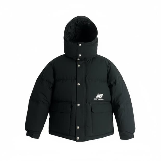 뉴발란스 구스다운 숏패딩 s