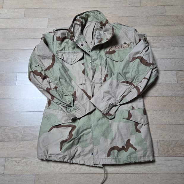 미군 사막삼색 M65필드자켓.S.L.패치