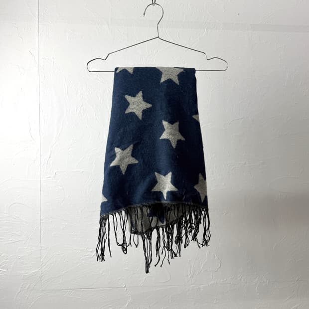 빈티지 별 머플러