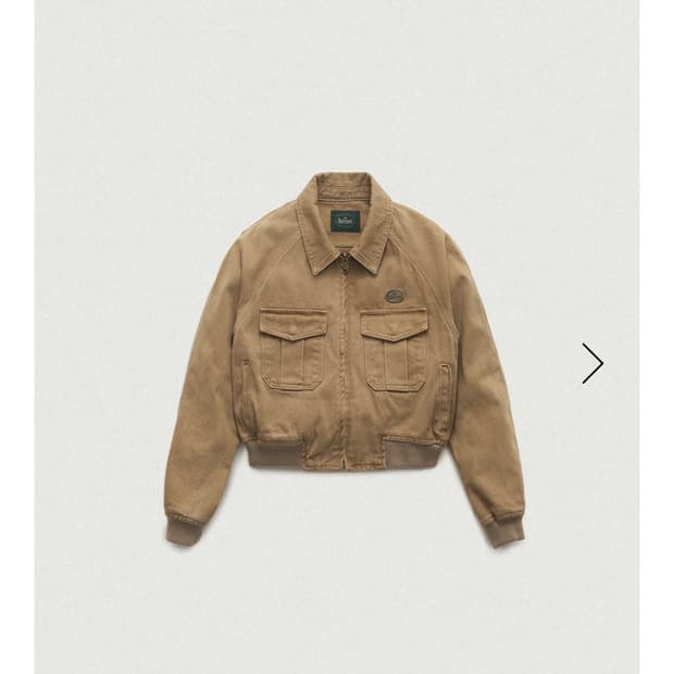 The barnnet Tessie cotton Blouson_Camel