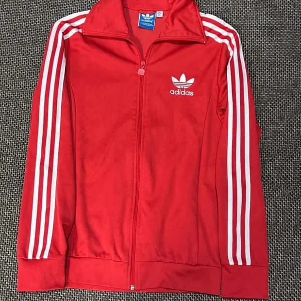 아디다스 빨흰 흰빨 져지 세트