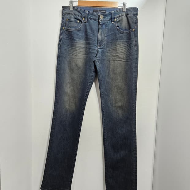 캘빈클라인 레귤러 슬림핏 워싱 스판 데님팬츠