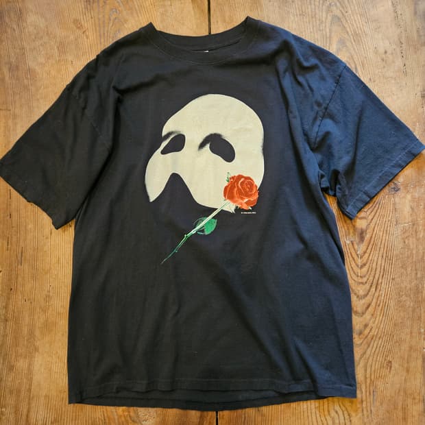80s 빈티지 오페라의 유령 티셔츠 