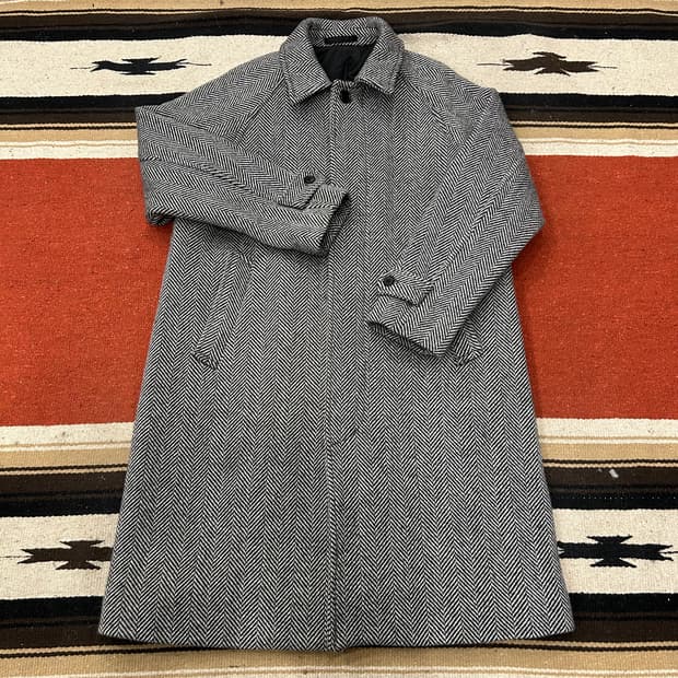 스테디에브리웨어 헤링본 발마칸코트