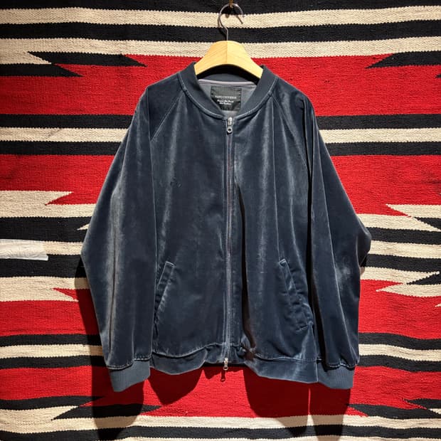 Japanese velour jacket / 벨루어 트랙자켓 블루종
