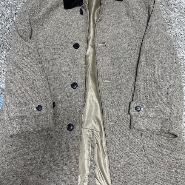 일본판 몬테비소 코듀로이 울 코트자켓 사이즈 105~110
