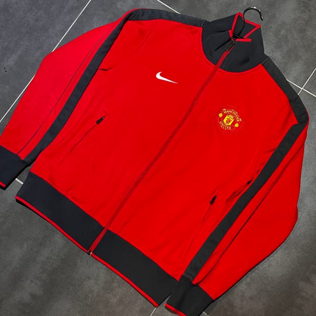 [NIKE] 해외 나이키 맨유 트랙 레드 져지