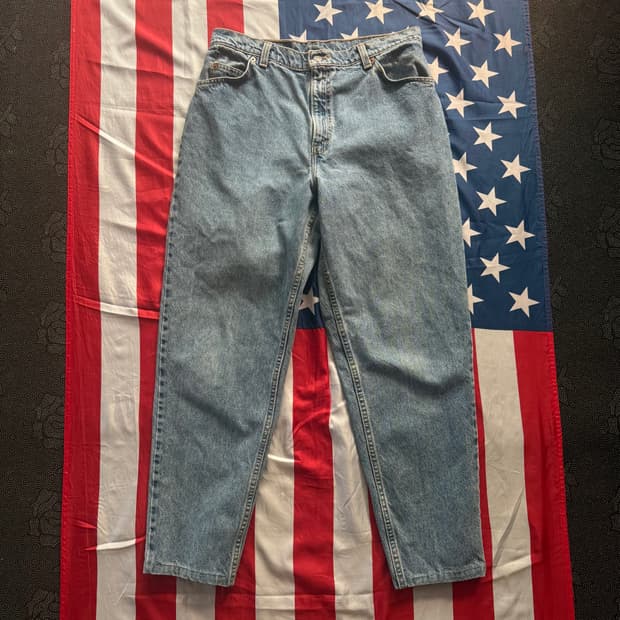 Levi's 리바이스 90s 테이퍼드핏 오렌지탭 데님 팬츠 -16