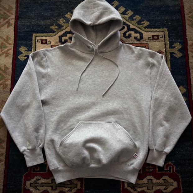 90s USA Russell grey Hoodie