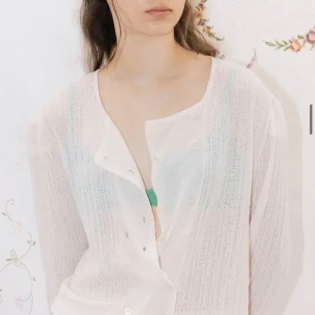 비아플레인 가디건