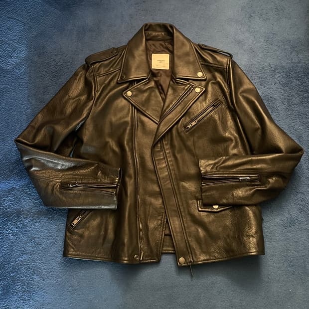 Mangoman cowleather 라이더가죽자켓