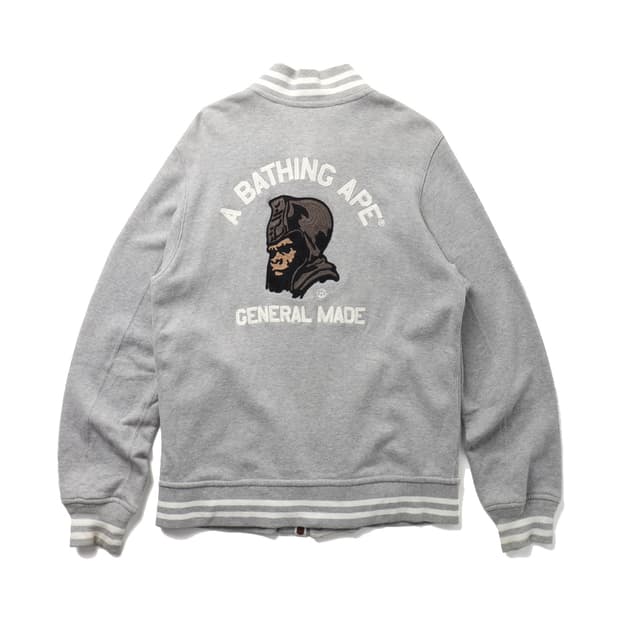 A BATHING APE Sweat Stadium Jacket