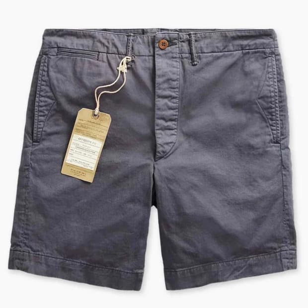 RRL 더블알엘 가먼트 다이 치노 쇼츠 32