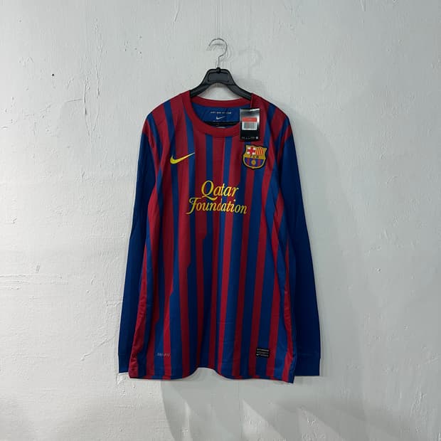 나이키 바르셀로나 11-12 푸욜 긴팔유니폼 L