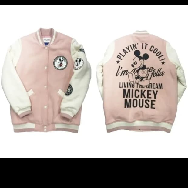 미키마우스 콜라보 야구점퍼