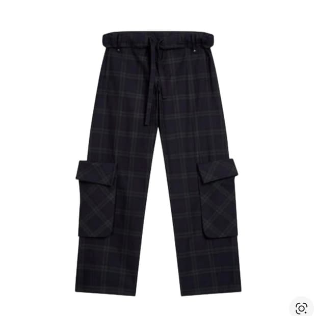 Open Yy 타탄체크 팬츠