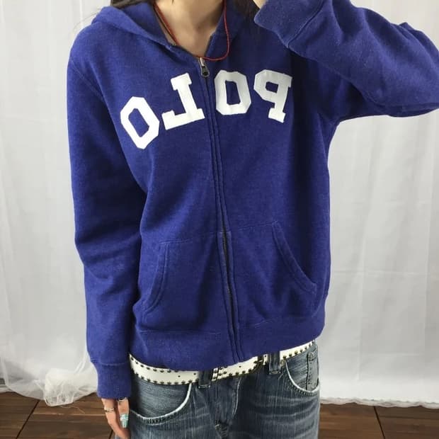 Polo Ralph Lauren Zip Hoodie Blue