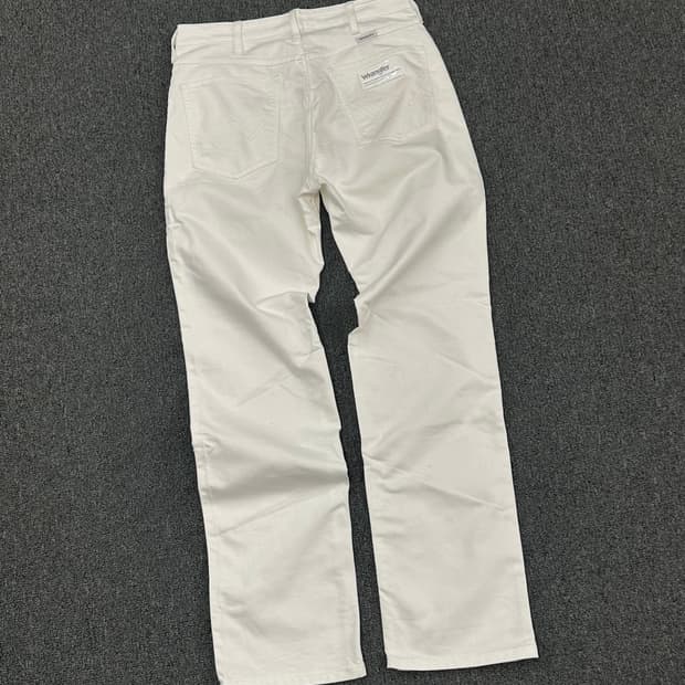 30)랭글러 빈티지 화이트 데님 팬츠