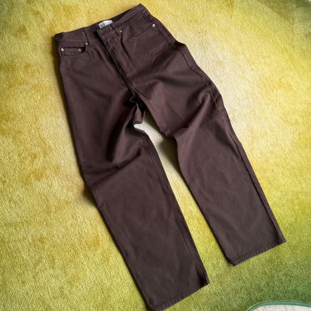 렉토 데님 브라운 S