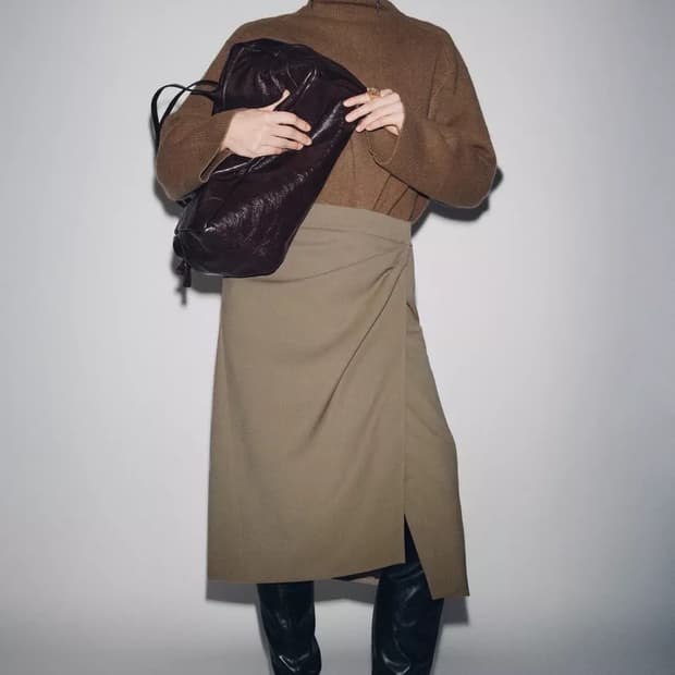 자라 미디스커트 새상품