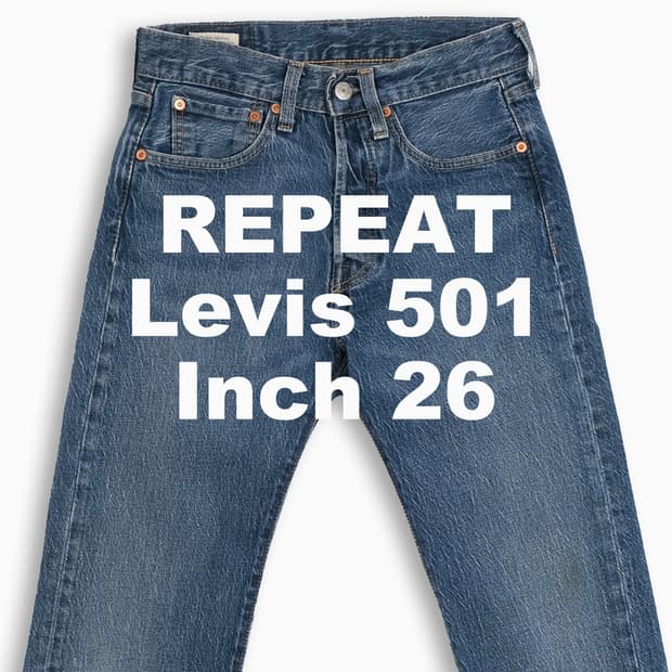빈티지 리바이스 501 진청 26 인치 LV5012870
