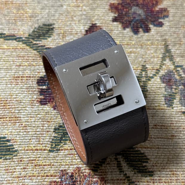 에르메스 켈리독 팔찌 에토프 은장