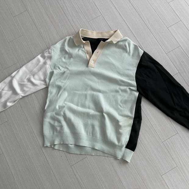 cos 코스 컬러 폴로니트