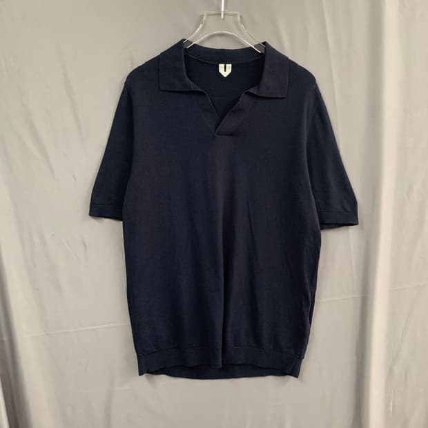 S ARKET 아르켓 린넨 혼방 PK 폴로 오픈 반팔 카라티