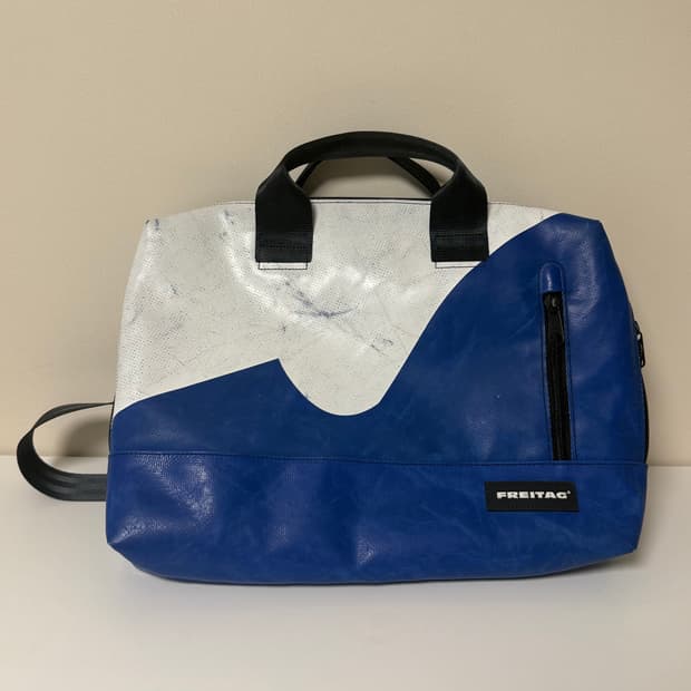 프라이탁 모스 F304 MOSS 노트북 크로스백 블루/화이트