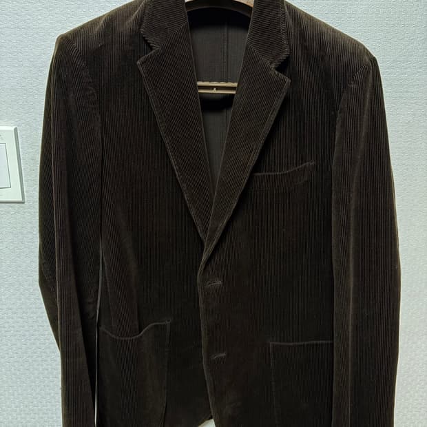 L) 유니클로 코듀로이 블레이저