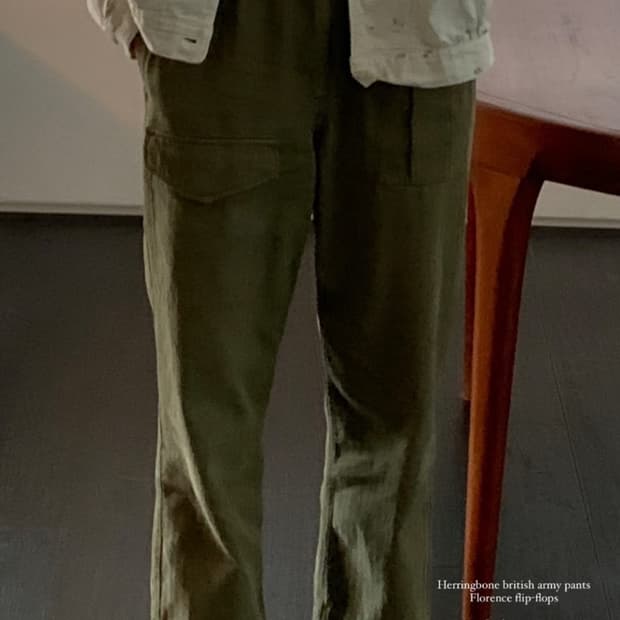 얼바닉 브리티쉬 아미 팬츠 