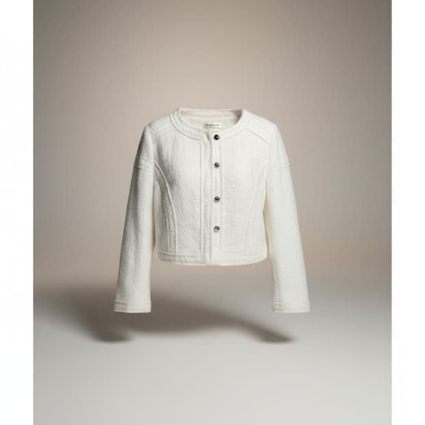 화이트 가디건 자켓 (새상품)