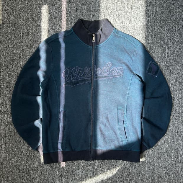 MLB 화이트 삭스 니트 집업