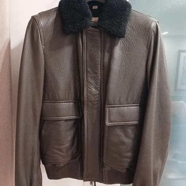 BURBERRY PRORSUM A2 DEER LEATHER JACKET