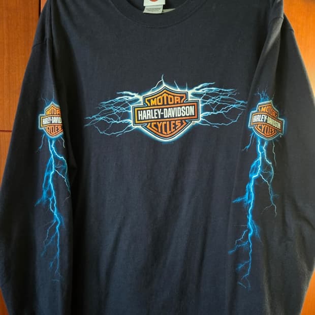 [L] 할리 데이비슨 라이트닝 롱슬리브