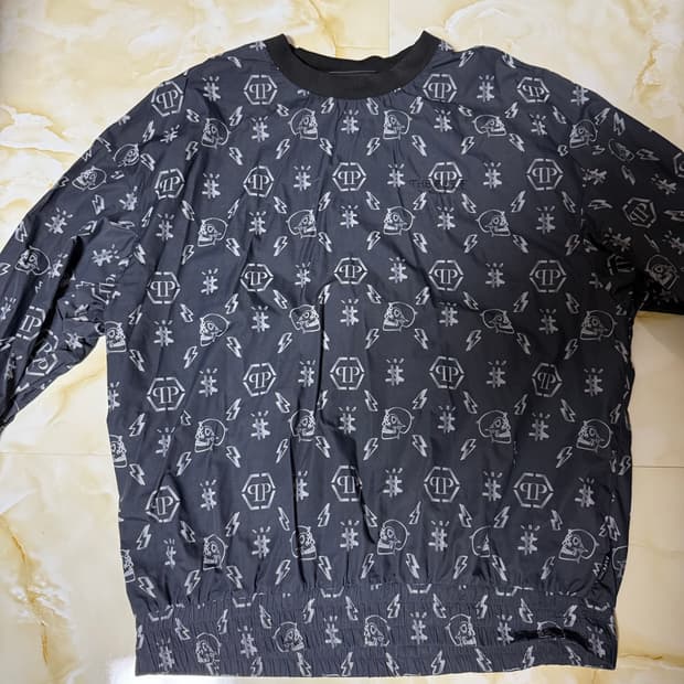 필립플레인 골프 모노그램 윈드 풀오버