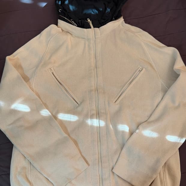 cp컴퍼니 후드니트집업