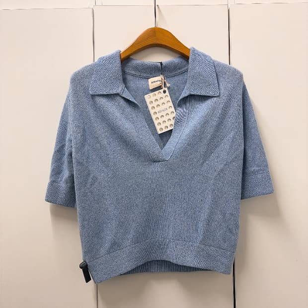 (정품/새상품) KHAITE 케이트 여성 캐시미어 폴로 니트