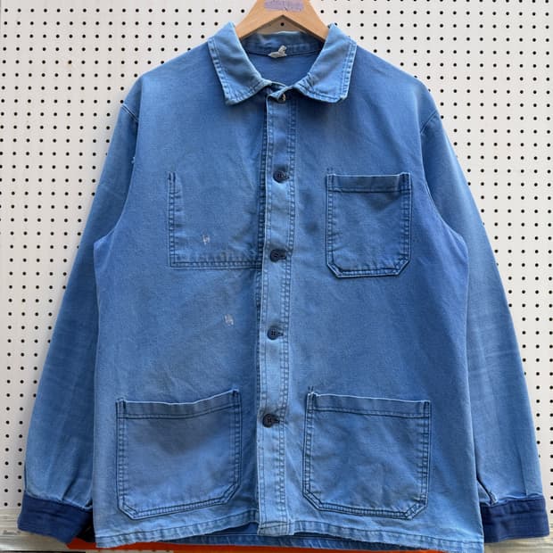 WASHED OLD FRENCH HBT REPAIR 프렌치워크자켓