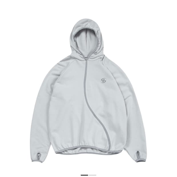 22SS 테입드후드 그레이