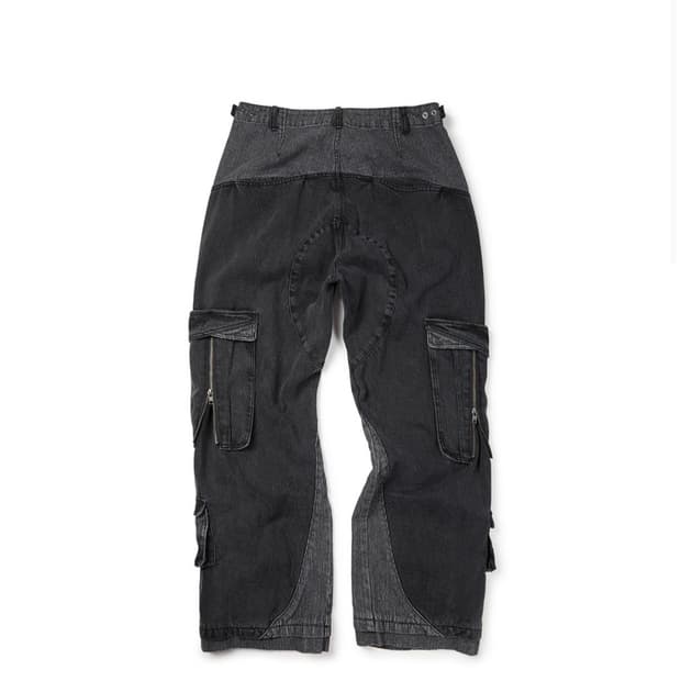 ETCE LAYERED BACK CARGO DENIM PANTS 2.0 