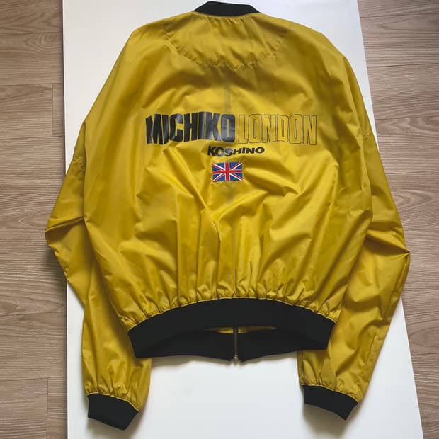 90s 미치코 런던 코시노 나일론 봄버