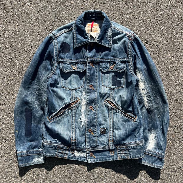 Parasuco 보로 웨스턴 데님 자켓