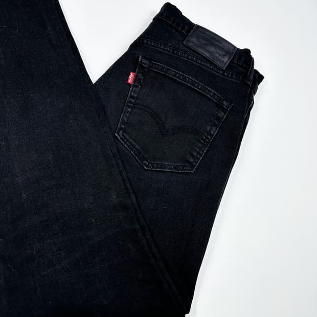 리바이스 511 오리지널 흑청 블랙진 데님 팬츠 (32인치)