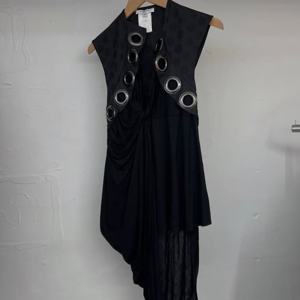 2006 지방시 리카르도 티시 도트 드레이프 탑