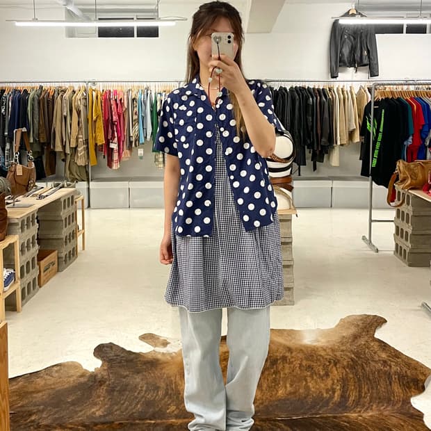 BEAMS BOY shirring onepiece 빔즈보이 셔링 원피스